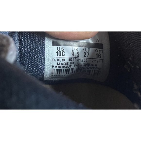 Nike Air Jordan 4 Retro SE GS Size 10C Monsoon Blue Armory IV OG BQ9041-400 - Picture 7 of 7